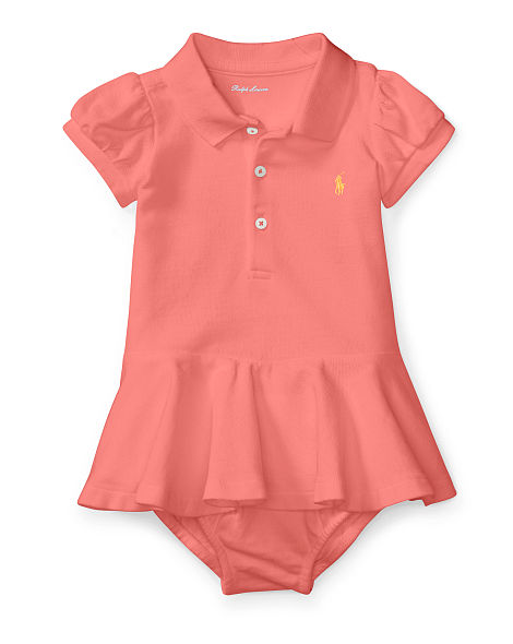 COTTON POLO DRESS & BLOOMER