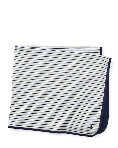 STRIPED COTTON BLANKET